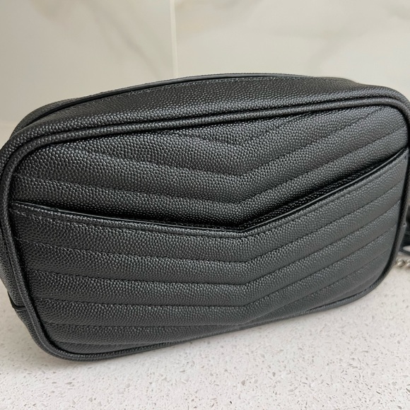 YSL Saint Laurent Mini Lou Matelassé Leather Camera Bag - Picture 3 of 9